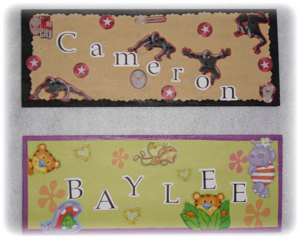Wooden Name Plaque - She's So Creative Made by Sonya Blackstone