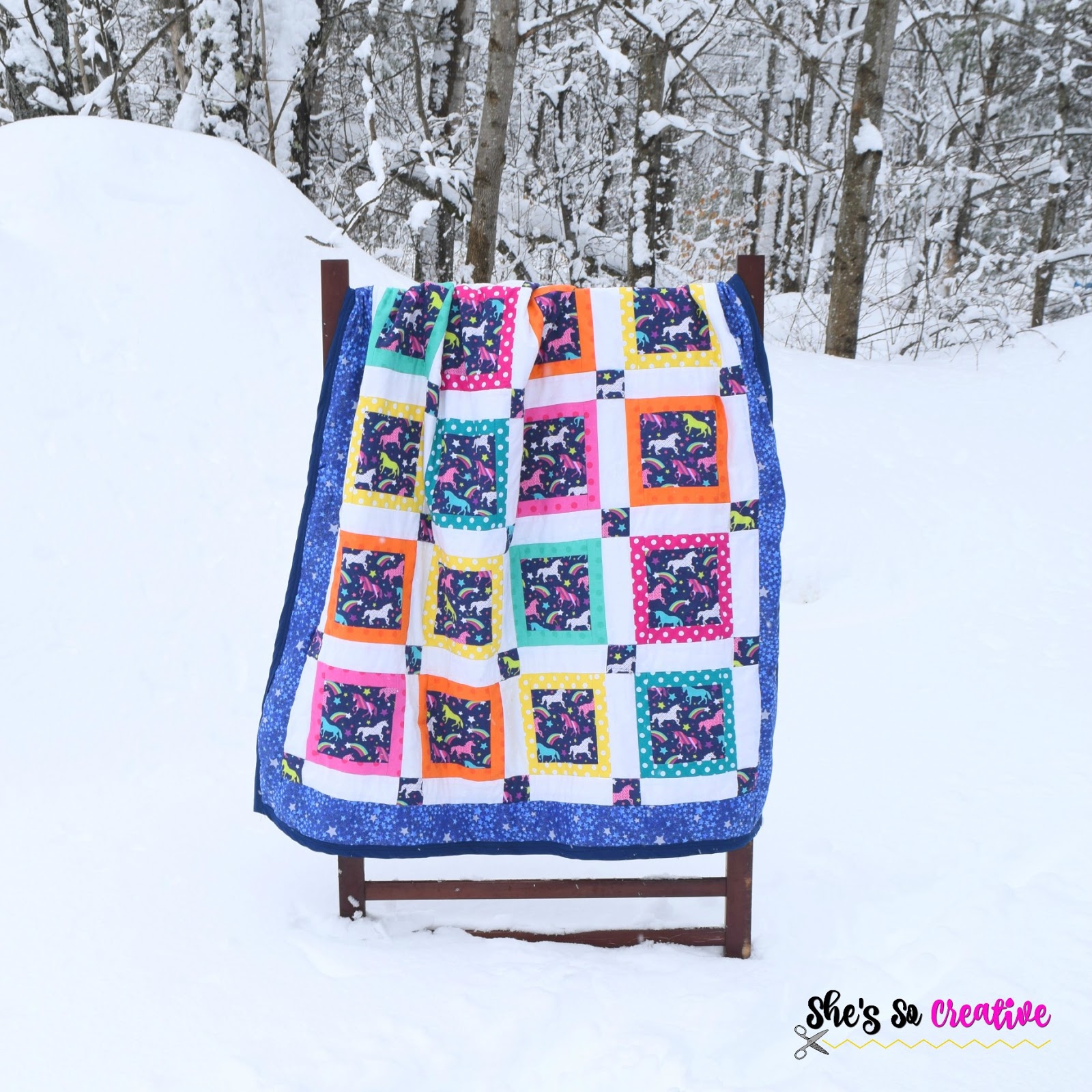 How to Make a Modern Log Cabin Quilt - Free Sewing Tutorial 1