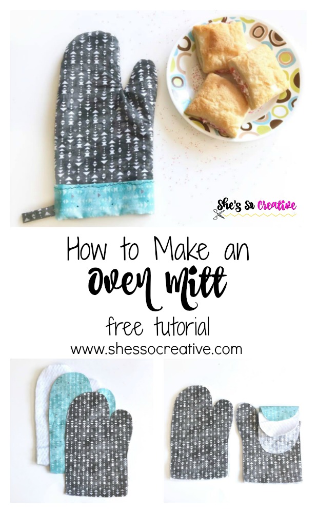How to Make an Oven Mitt - Free Sewing Tutorial 4 How to Make an Oven Mitt Free Sewing Pattern - DIY oven mitt - handmade oven mitt